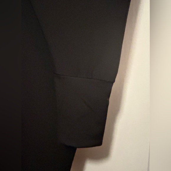 New York & Co Cold off Shoulder micro mini Dress women’s XS oversized top black - Picture 7 of 14